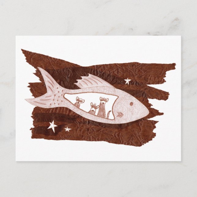 Postkarte für Weltraumfreunde (Vorderseite)