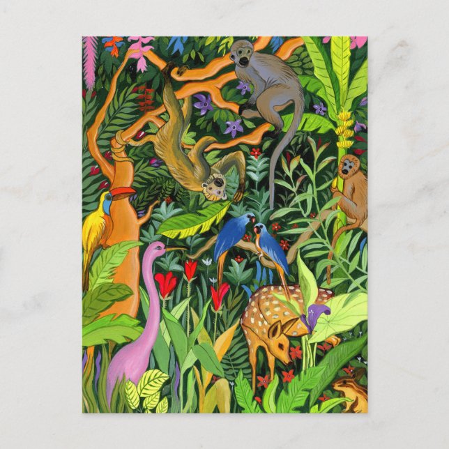 Postkarte für Whimsiktiere (Vorderseite)