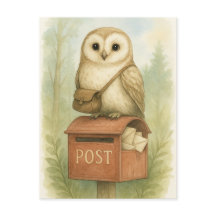 Postkarte für wild lebende Vogelarten