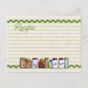 Postkarte für Zucker und Gewürz