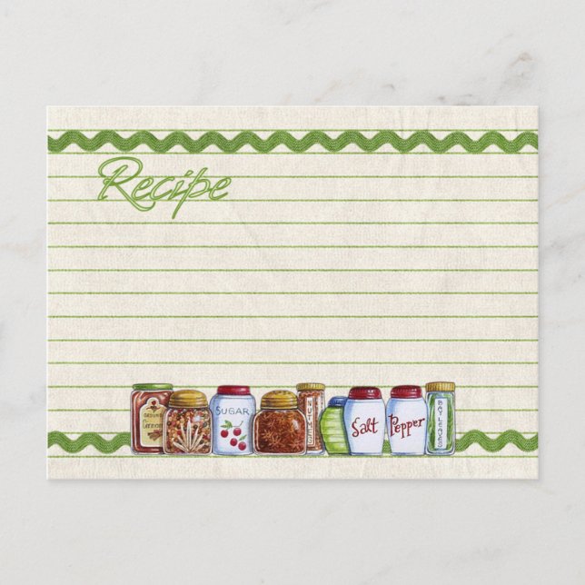 Postkarte für Zucker und Gewürz (Vorderseite)