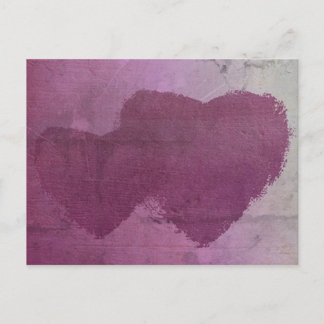 Postkarte für zwei Herzen (Vorderseite)