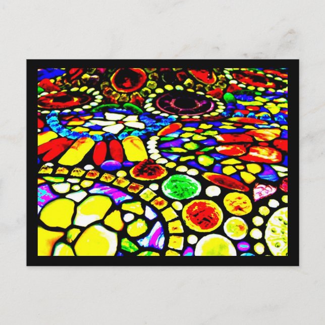 Postkarte: Glass-Louis Tiffany 17 Postkarte (Vorderseite)
