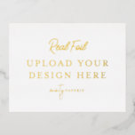 Postkarte Gold Foil Landschaft<br><div class="desc">Passen Sie Ihr Design in Templett an. Nachdem Sie die Bearbeitung abgeschlossen haben,  laden Sie Ihre Datei im JPG-Format herunter (vergessen Sie nicht,  die Blindoption zu aktivieren). Laden Sie Ihr Design hier hoch,  indem Sie auf den blauen Button "Personalisieren" klicken.</div>