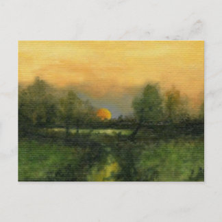 Postkarte "Goldene Moonrise"