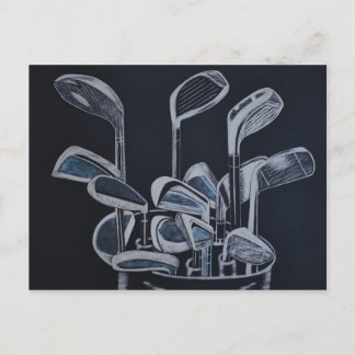 Postkarte "Golf Outning Notice"