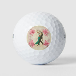 Postkarte Golfball