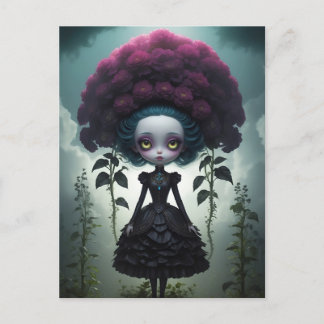 Postkarte - Gothic Flowers