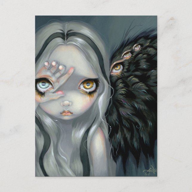 Postkarte "Göttliche Hand" (Vorderseite)