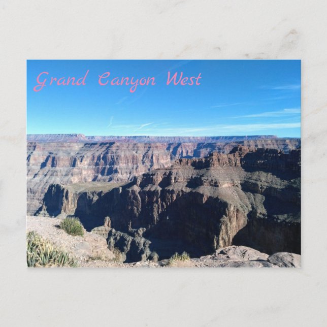 Postkarte Grand Canyon West (Vorderseite)