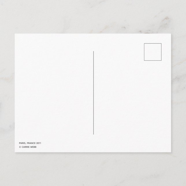 Postkarte, Größe: Standardpostkarte, Papier: Semi- Postkarte (Rückseite)