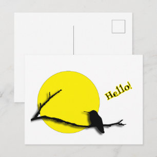 Postkarte - Gruß der Kolibris