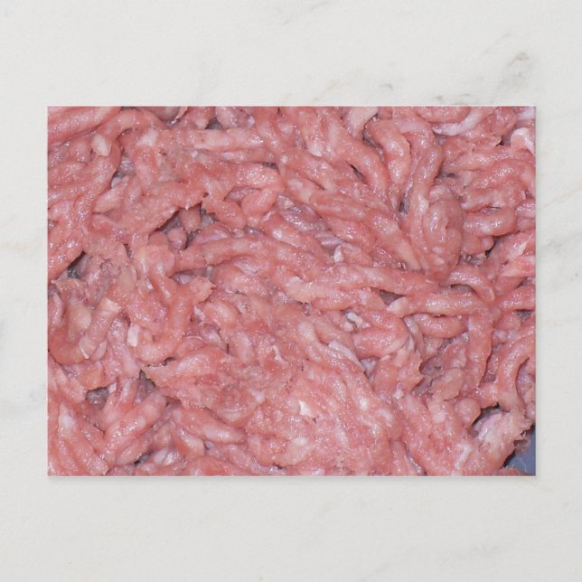 Postkarte "Hackfleisch" (Vorderseite)