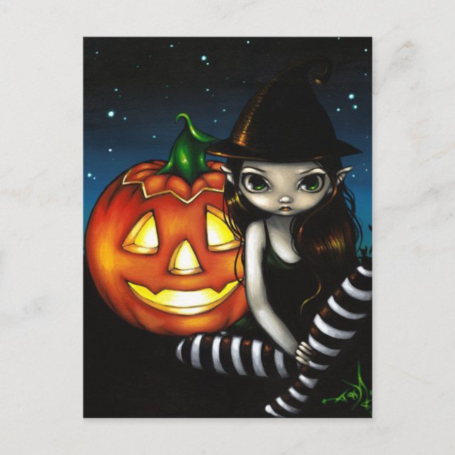 Postkarte "Halloween Night" (Vorderseite)