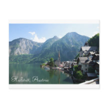Postkarte Hallstatt, Österreich