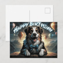 Postkarte Happy Birthday 2026 -9