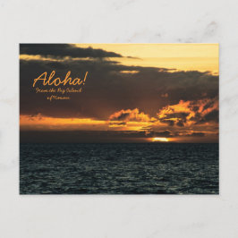 Postkarte: Hawaii Sunset Postkarte