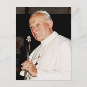 Postkarte Heiliger Papst Johannes Paul II.
