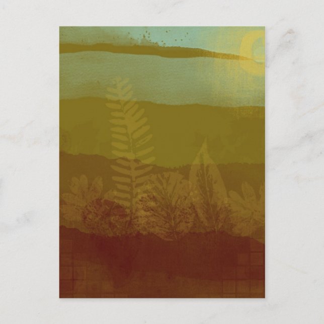 Postkarte "Herbst Landschaft" (Vorderseite)