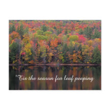 Postkarte Herbstleaves Fallfarben