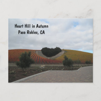 Postkarte: Herzengebirge im Herbst, Paso Robles Postkarte