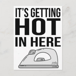 Postkarte - Hier wird es heiß