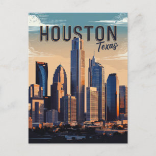 Postkarte Houston Texas
