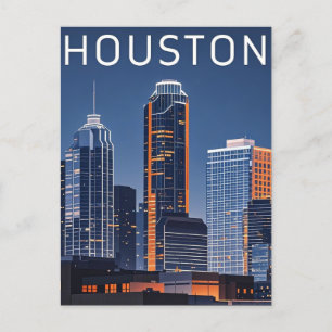 Postkarte Houston Texas