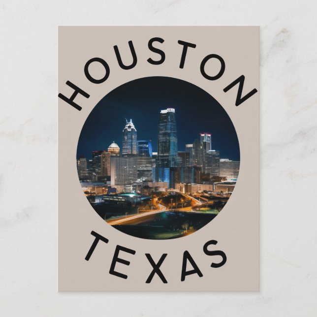 Postkarte Houston Texas (Vorderseite)