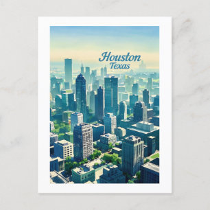 Postkarte Houston Texas