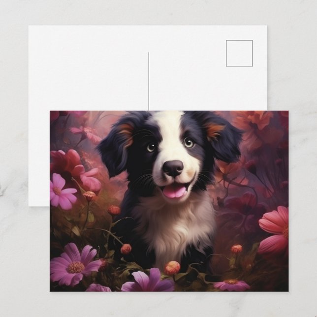 Postkarte Hundehaub (Vorne/Hinten)
