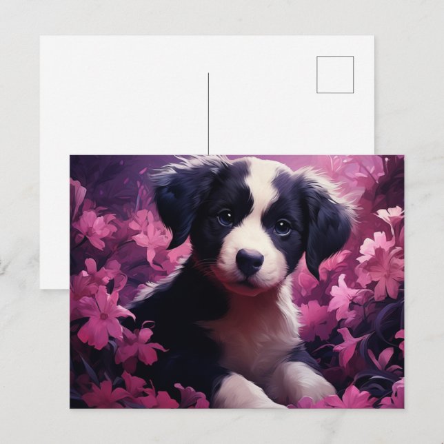 Postkarte Hundehaus (Vorne/Hinten)