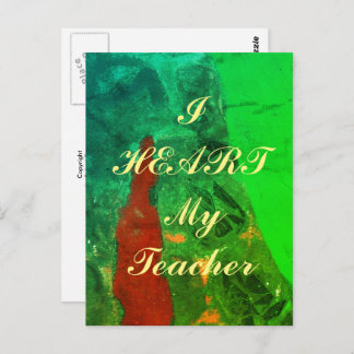 Postkarte "Ich höre meinen Lehrer"
