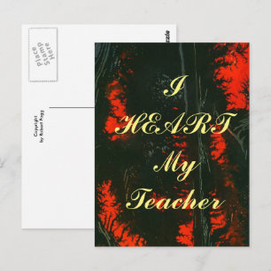 Postkarte "Ich höre meinen Lehrer"