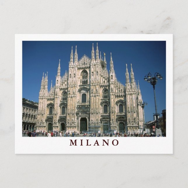 Postkarte "Il Duomo, Milano" (Vorderseite)