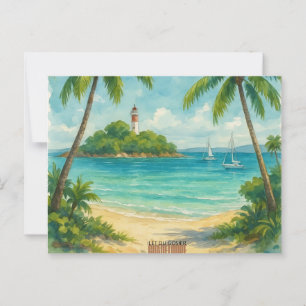 Postkarte Îlet du Gosier – Guadeloupe 