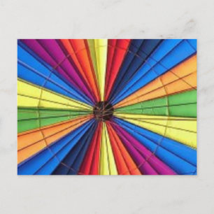 Postkarte im Heißluftballon