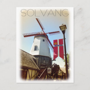Postkarte im Vintage-Stil Solvang!