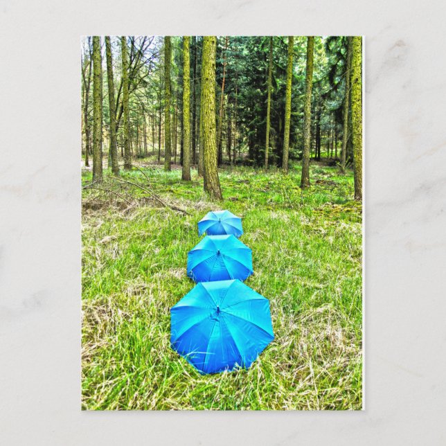 Postkarte - in Reih und Glied (Vorderseite)