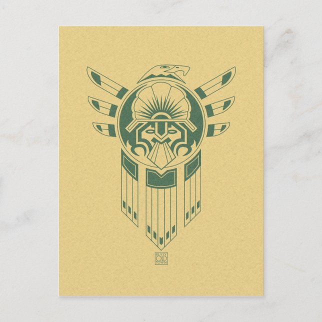 Postkarte Inca Bird Tattoo (Vorderseite)