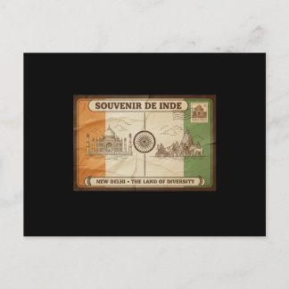 Postkarte Indien