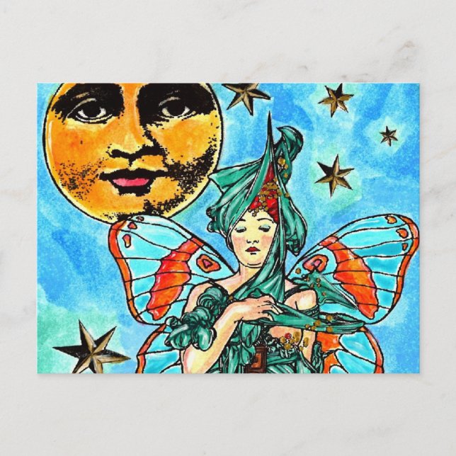 Postkarte "Inspirationsfee" (Vorderseite)