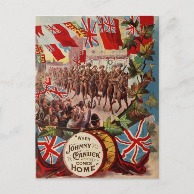 Postkarte "Johnny Canuck" (Vorderseite)