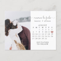 Postkarte | Kalender Save the Date