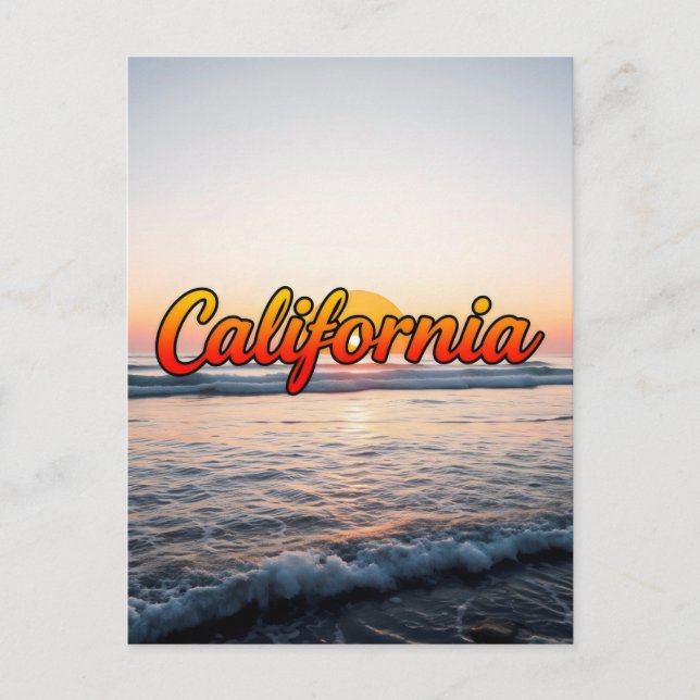Postkarte Kalifornien (Vorderseite)