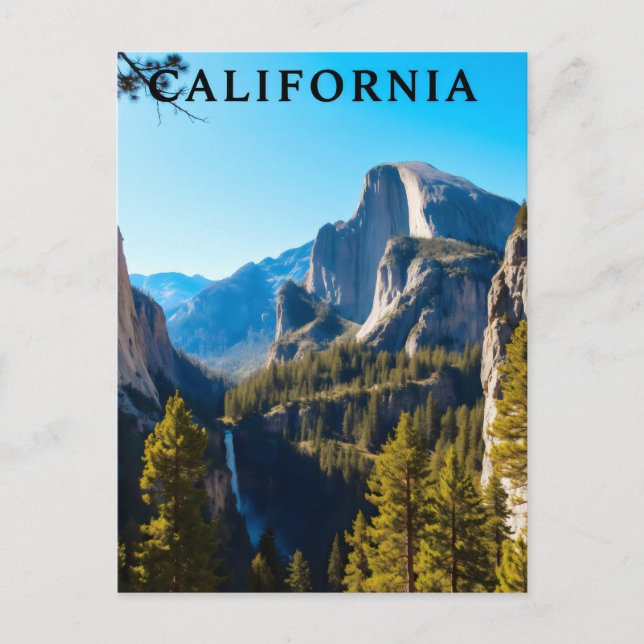 Postkarte Kalifornien (Vorderseite)