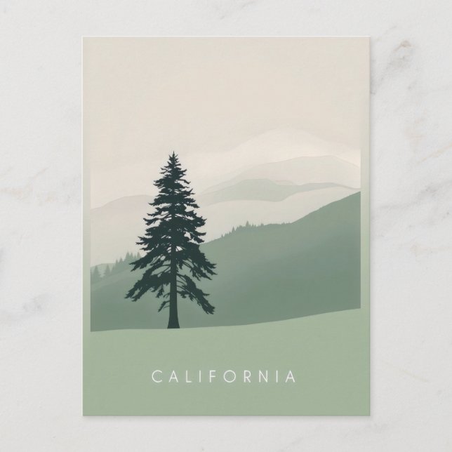 Postkarte Kalifornien (Vorderseite)