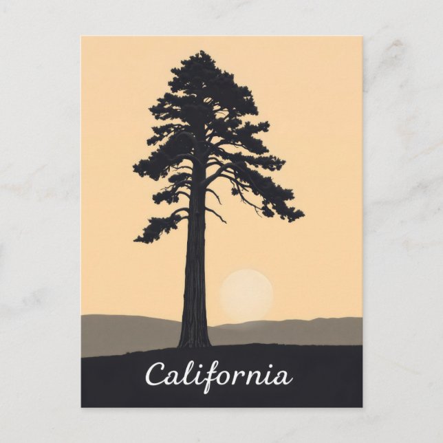 Postkarte Kalifornien (Vorderseite)