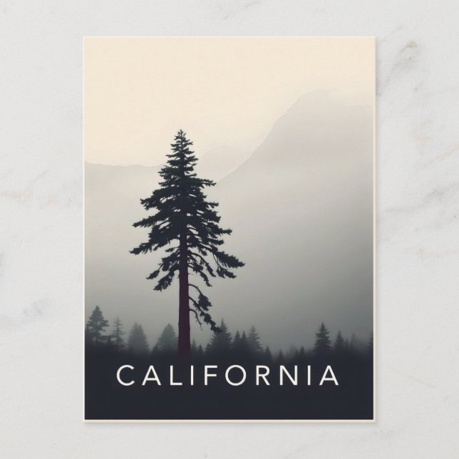 Postkarte Kalifornien (Vorderseite)