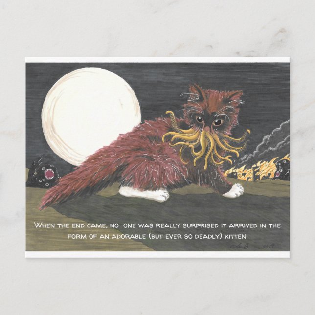 Postkarte: Kitten F'tagn Postkarte (Vorderseite)